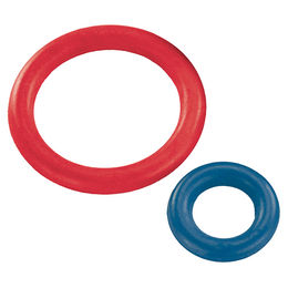 Nobby Kauspielzeug Ring aus Gummi für Hunde in Rot - 15 cm – Bild 1 von 4