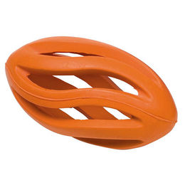 Produktbild von Nobby Kauspielzeug Rugby aus Vollgummi orange