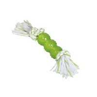 Produktbild von Nobby Kauspielzeug TPR Stick mit Seil für Hunde Grün 26cm - 1 Stk.