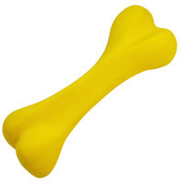 Produktbild von Nobby Kauspielzeug Vollgummi Knochen Gelb für Hunde 23 cm