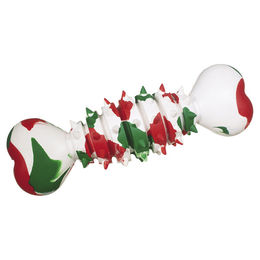 Produktbild von Nobby Kauspielzeug Weihnachtsknochen aus Gummi bunt für Hunde