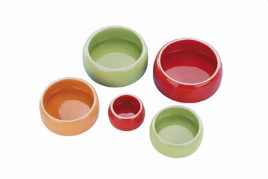 Produktbild von Nobby Keramik Futternapf bunt - 125 ml