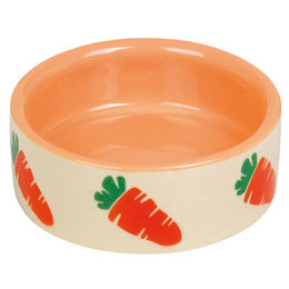 Nobby Keramik-Futternapf Carrot für Nager beige-orange - 55 ml – Bild 1 von 3