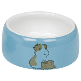 Nobby Keramik Futternapf für Hamster in Blau oder Weiß - 250 ml – Bild 1 von 2