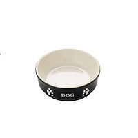 Produktbild von Nobby Keramik-Futternapf für Hunde Schwarz/Beige Mini - 130 ml