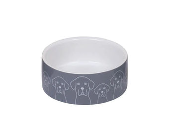 Nobby Keramik Futternapf für Hunde Weiß Ø 12 x 4,5 cm 0,25 l - 0,25 l – Bild 1 von 2