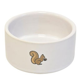 Produktbild von Nobby Keramik-Futternapf für Nagetiere Eichhörnchen Weiß 150 ml