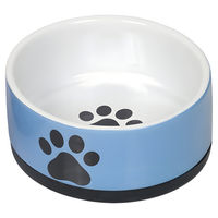 Produktbild von Nobby Keramik Futternapf Paw Blau - 0,4 l