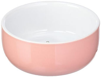 Nobby Keramik Futternapf Rabbit für Kaninchen lachsfarben/weiß - 300 ml – Bild 1 von 9
