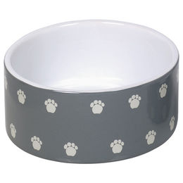 Nobby Keramik Napf Pata grau/weiß Ø 18 x 7 cm - 1,1 l – Bild 1 von 1