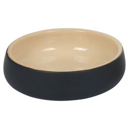 Nobby Keramik Schale Soleno creme schwarz 0,35 l - 0,35 l – Bild 1 von 1
