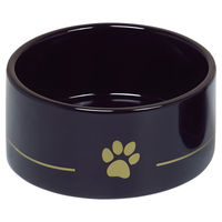 Produktbild von Nobby Keramiknapf Golden Paw für Hunde Schwarz Gold 1,1 l - 1,1 l