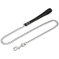 Produktbild von Nobby Kettenleine Professional aus Leder für Hunde Schwarzbraun 110 cm
