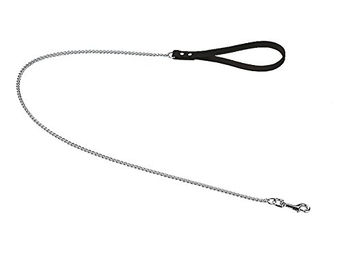 Produktbild von Nobby Kettenleine Professional aus Leder Schwarzbraun 110 cm