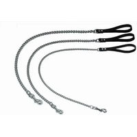 Produktbild von Nobby Kettenleine Professional für Hunde aus Leder in Schwarzbraun 70 cm