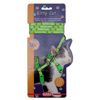 Produktbild von Nobby Kitty Cat Garnitur mit Halsband und Leine 120 cm für Kätzchen in Grün