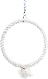 Produktbild von Nobby Kletterring aus Baumwolle für Papageien und Wellensittiche Weiß - 1 Stk.