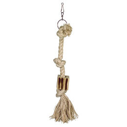 Produktbild von Nobby Kletterseil aus Holz für Papageien in Beige Ø 1,8 x 44 cm