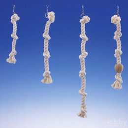 Nobby Kletterseil Leiter aus Baumwolle für Papageien Weiß 100 cm - 1 Stk. – Bild 1 von 2