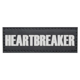 Nobby Klettsticker Heartbreaker 2er Set Schwarz für Hundegeschirr – Bild 1 von 2