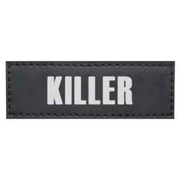 Nobby Klettsticker Killer 2er Set reflektierend für Sicherheitsgeschirr Schwarz – Bild 1 von 3