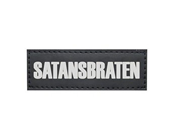 Nobby Klettsticker Satansbraten 2er Set für Sicherheitsgeschirre Schwarz – Bild 1 von 3