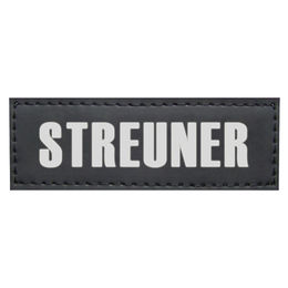 Nobby Klettsticker Streuner 2er Set Schwarz für Hundegeschirr 3x9cm – Bild 1 von 2
