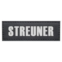 Produktbild von Nobby Klettsticker Streuner 2er Set Schwarz für Hundegeschirr 3x9cm