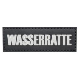 Nobby Klettsticker Wasserratte 2er Set Schwarz für Sicherheitsgeschirr 3x9 cm – Bild 1 von 2