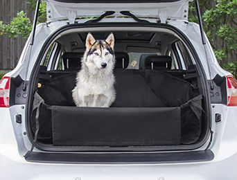 Nobby Kofferraum Schutzdecke für Hunde aus Oxford-Gewebe wasserabweisend Schwarz 155 x 121 cm – Bild 1 von 7