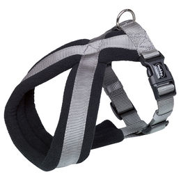 Nobby Komfort Geschirr Classic Grau Nylon Bauchumfang 70-100 cm – Bild 1 von 1