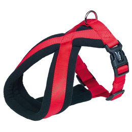 Nobby Komfort Geschirr Classic Rot Fleece für Hunde Bauchumfang 70-100 cm – Bild 1 von 3