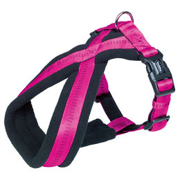 Produktbild von Nobby Komfort Geschirr Soft Grip aus Nylon in Fuchsia mit Bauchumfang 40-60 cm