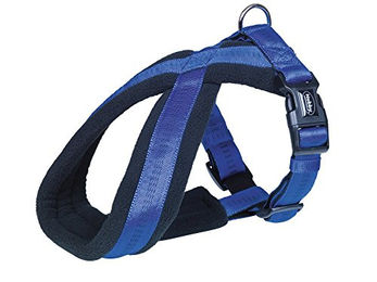 Nobby Komfort Geschirr Soft Grip für Hunde Blau XS Mini Nylon – Bild 1 von 3