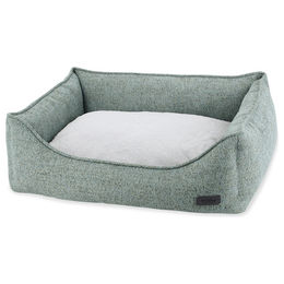 Produktbild von Nobby Komfort Hundebett Nevis eckig grün aus Polyester 75 x 60 x 23 cm
