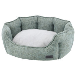 Produktbild von Nobby Komfort Katzenbett Nevis oval grün 65 x 57 x 22 cm