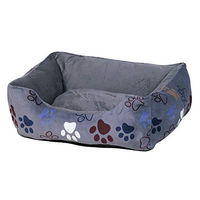 Produktbild von Nobby Komfortbett Classic Lissi eckig dunkelgrau 50 x 40 x 17 cm