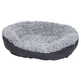 Produktbild von Nobby Komfortbett Classic Nanda oval für Hunde in Grau aus Plüsch
