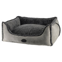 Produktbild von Nobby Komfortbett eckig Delim Hundebett Grau 100 x 80 x 25 cm