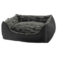 Produktbild von Nobby Komfortbett eckig für Hunde in Dunkelgrau 120 x 95 x 26 cm