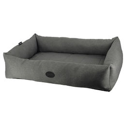 Nobby Komfortbett eckig Putu Hundebett aus Stoff Grau 100 x 70 x 22 cm – Bild 1 von 1