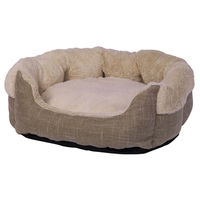 Produktbild von Nobby Komfortbett Hund oval Classic Sinok beige 64 x 58 x 25 cm