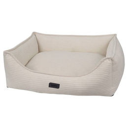 Nobby Komfortbett Kamba für Hunde aus Cord beige Größe S – Bild 1 von 6