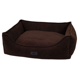 Nobby Komfortbett Kamba für Hunde aus Cord in Braun 60 x 48 x 19 cm – Bild 1 von 5