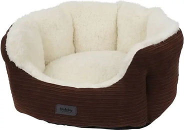 Nobby Komfortbett Kamba für Hunde oval braun Cord 45 x 40 x 19 cm – Bild 1 von 6