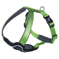 Produktbild von Nobby Komfortgeschirr Classic Preno für Hunde aus Nylon in Neongrün/Grau Größe XS