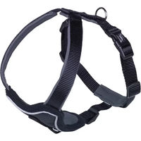 Produktbild von Nobby Komfortgeschirr Classic Preno für Hunde aus Nylon in Schwarz/Grau Größe L