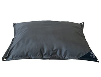 Nobby Komfortkissen Classic Reno eckig schwarz 120 x 100 x 15 cm – Bild 1 von 1