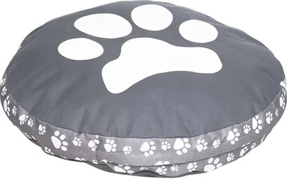 Nobby Komfortkissen rund Classic Zampa Hundekissen für Hunde und Katzen Grau-Braun Größe M – Bild 1 von 5