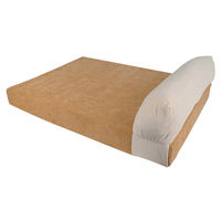 Produktbild von Nobby Komfortmatte Bevis Hundematte aus Cord in Braun/Beige 75 x 55 x 8 cm